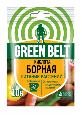 Средства защиты ГРИН БЭЛТ БОРНАЯ КИСЛОТА пакет 10г
